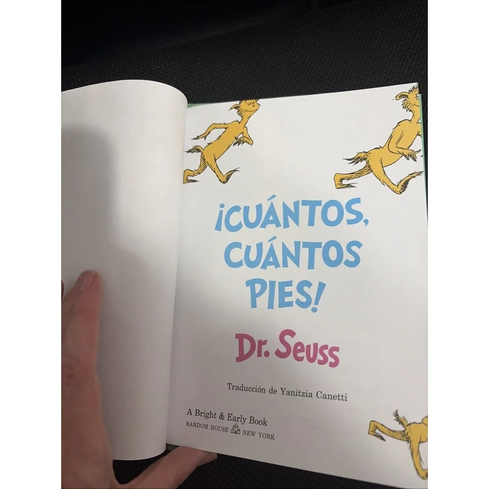 Dr. Seuss Cuantos Cuantos Pies Spanish Edition Hardcover Book Childrens Classic